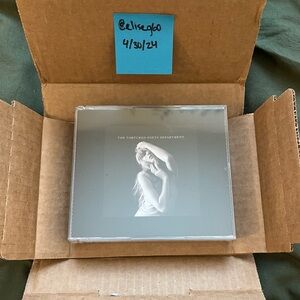 SEALED Taylor Swift The Black Dog Tortured Poets Department Collectable CD.